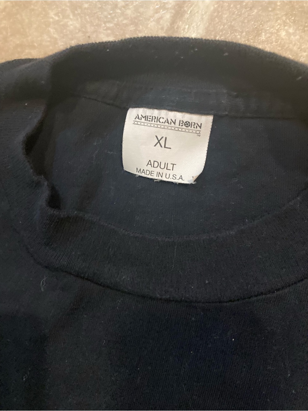 Vintage 1997 Camel "Where It's @" black pocket t-shirt in size XL - Picture 6 of 6